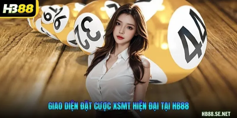 Giao diện đặt cược XSMT hiện đại tại HB88